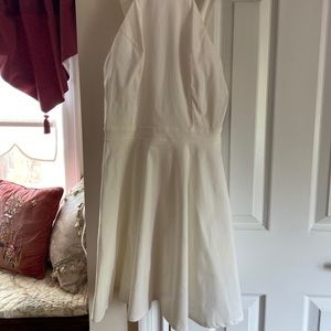 ASOS New Petite white skater dress - Uk 10